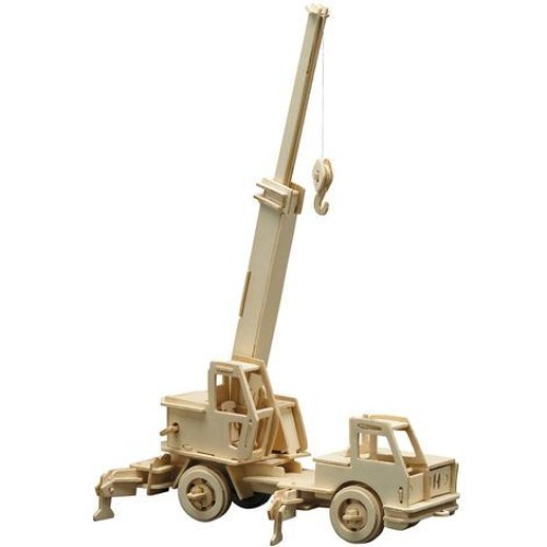 Holzbausatz-Fahrzeug-Kinder-| Kranwagen-Bastel-Set-Diy-PB 863-4