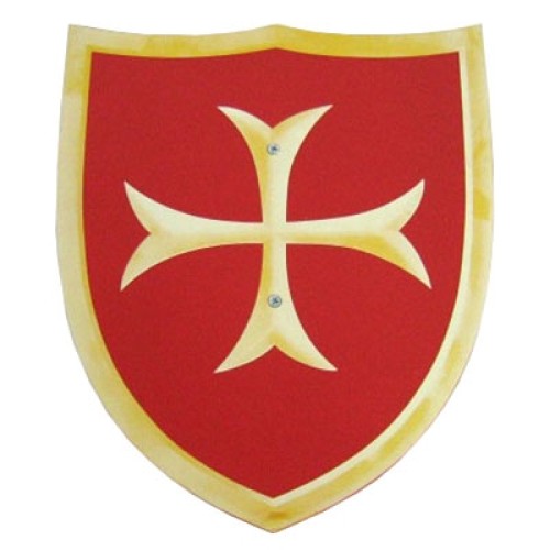 Ritter-Schutzschild rot | mittelalterliches Spielzeug | Kinder-Ritterburg | RS 730