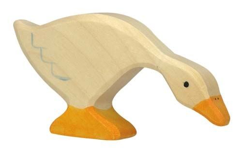 Gans fuer Bauernhof fuer Kinder Holztiger 80.028 Holzspielzeugtiere
