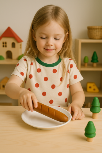 kinderspielzeug holz baguette