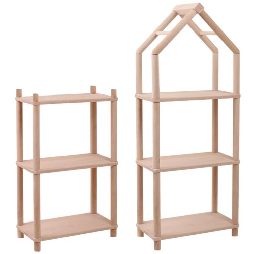 Montesssori Regal für Bücher und Spielzeug - hoch und schmal