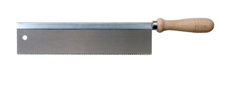 feinsaege mit holzgriff zum saegen von holz