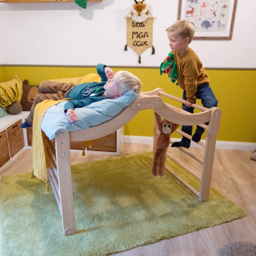 Flexi Kletterbogen Wippe Balu aus Vollholz