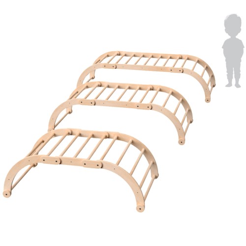 Flexi Kletterbruecke Raschka aus Vollholz