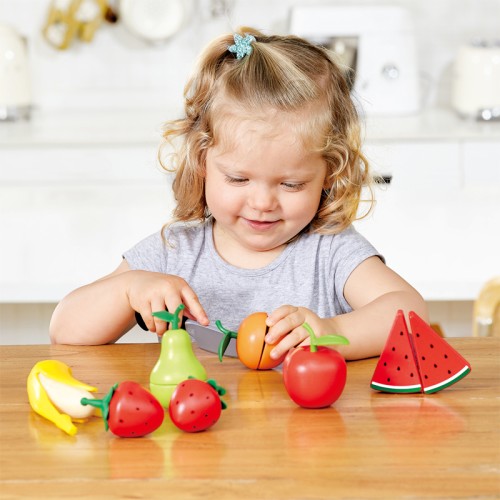 Beleduc Gesunde Früchte | hape kinderspielzeug | Kinderküchenzubehör | Obst-Set Kinderküchen Zubehör