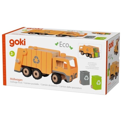 Goki Müllwagen Eco in Originalverpackung als Geschenkidee