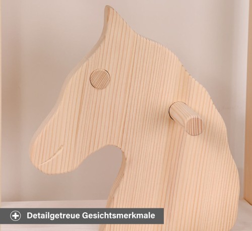 Hobby Horse - Detailgetreue Gesichtsmerkmale