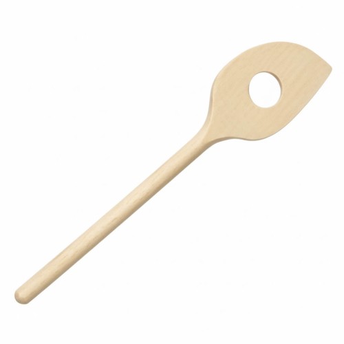 Kochlöffel mit Loch aus Holz
