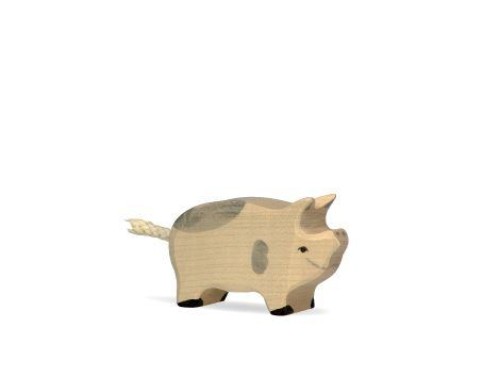 Spielzeug Ferkel Holztiger 80.070 Holzspielzeug Kinderbauernhof Tiere
