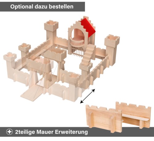 Ritterburg Erweiterung - 2teilige Mauererweiterung