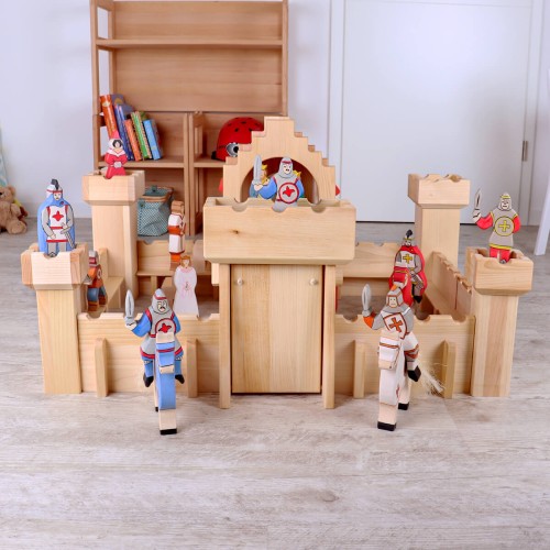 Kinder Ritterburg Schloss mit Figuren