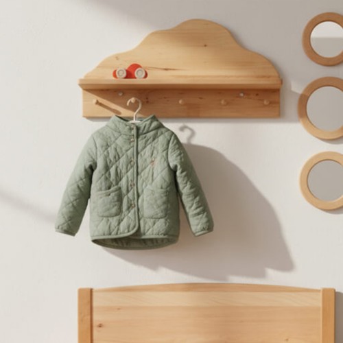 Kinder Sitzbank mit Garderobe
