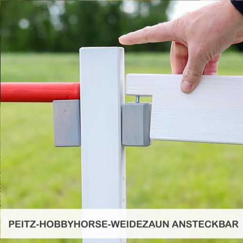 Höhenverstellbare Kinder Springhürde aus Holz für verschiedene Sprunghöhen
