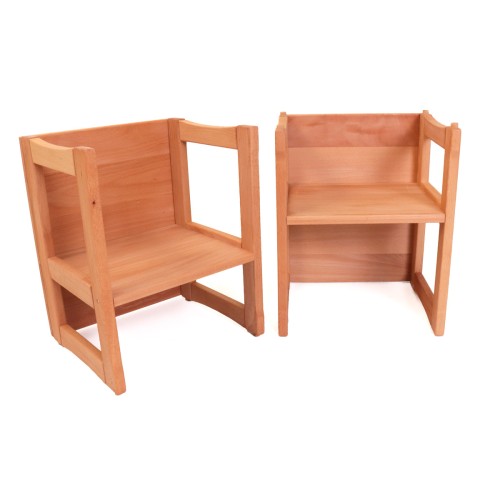 2 Kinderstühle zum wenden