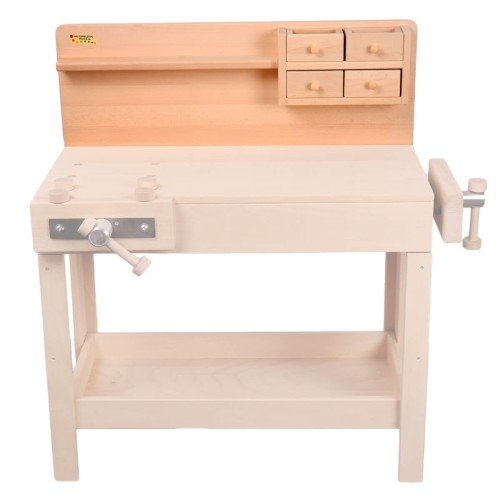 Kinder Werkbank Rückwand aus Massivholz