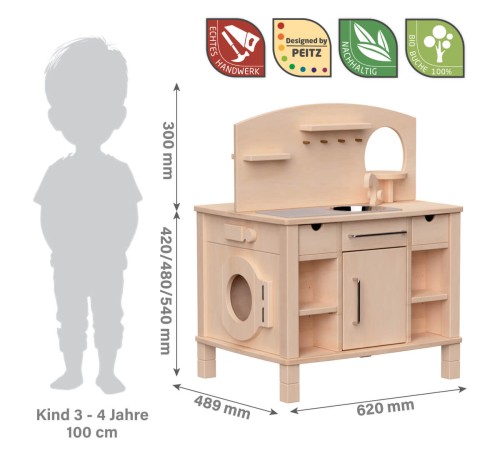 Abmessungen Kinderküche Cinderella