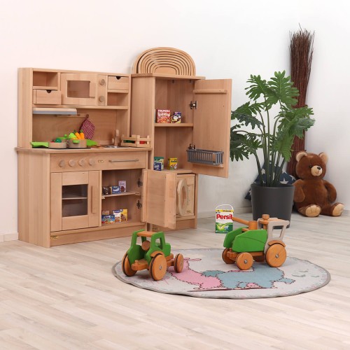 Kinderküche Set aus Vollholz - Zubehör