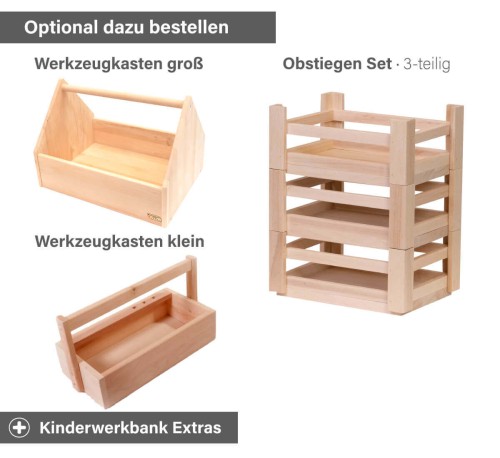 Optionales Zubehör für die Werkbank