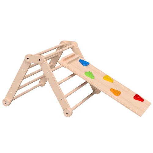 Kletterwippe mit 5 bunten Griffen für den Kletterbogen Flexi