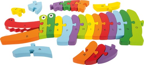 Krokodil ABC Puzzle aus 26 teilen
