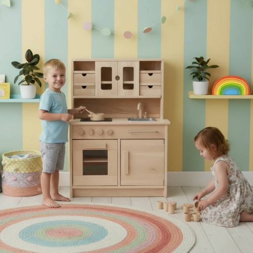 Küche für Kleinkinder zum Spielen und spaß haben