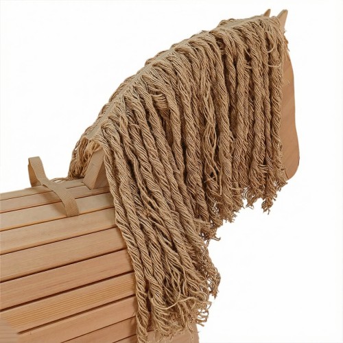 Sisal Mähne für HoHolzpferd mit Mähne - Detail Mähne