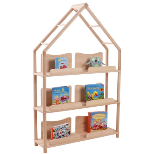 Modulares Regalsystem aus Holz lang und breit