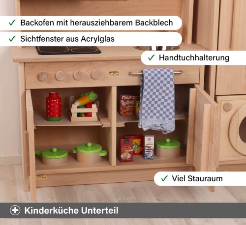 Montessori Kinderküche Unterbau
