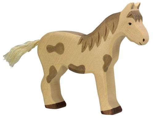 bauerhoffigur - pferd-gefleckt