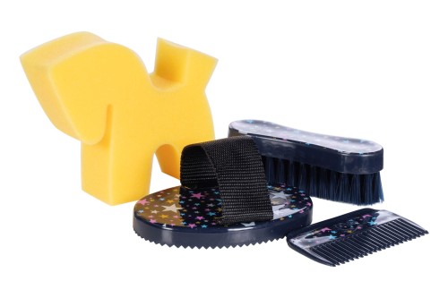 Hobby Horsing Putzset mit Beutel Bürste Striegel Kamm Striegel für Hobby Horsing