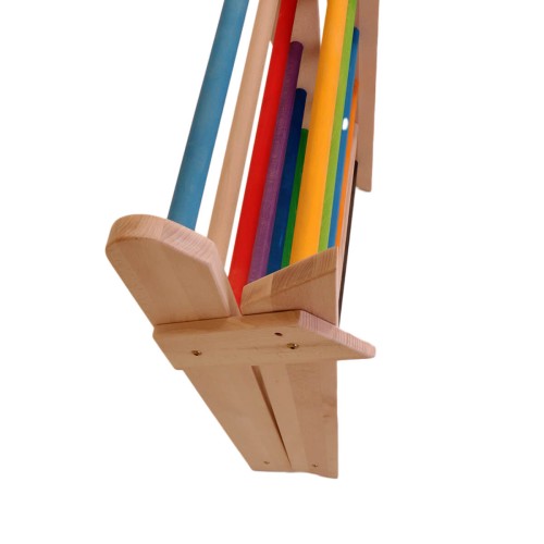 Pikler Kletterdreieck in bunt aus Holz