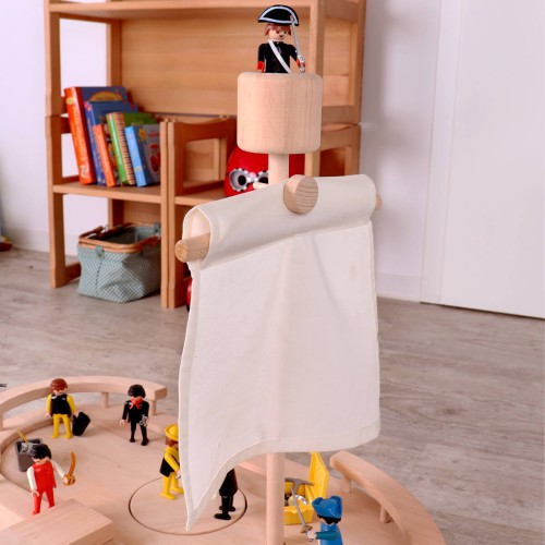 Arche Noah mit Piratenmast - Piratenschiff
