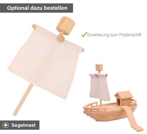 Arche Noah Zubehör - Piratenschiff Segel