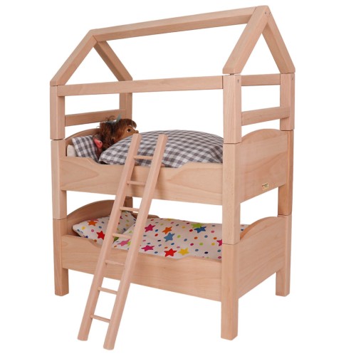Puppenbett-massiv-wertvoll-langlebig-Puppen-Kuscheltiere-Puppenmöbel