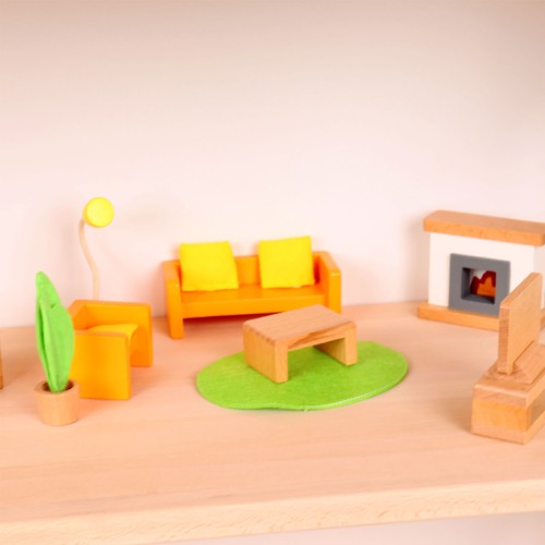 Puppenmöbel für das Puppenhaus - Wohnzimmer
