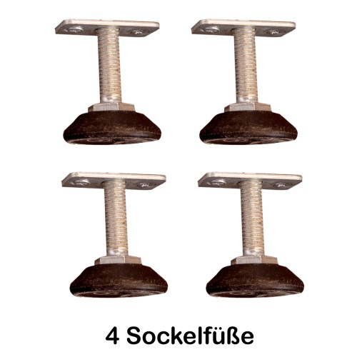 Lieferumfang - 4 Sockelfüße