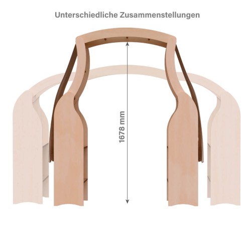 Spielständer Mia Kombinationsmöglichkeiten