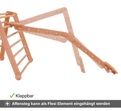 Sprossenbaum Affensteg - Kann in Flexi System eingehängt werden.