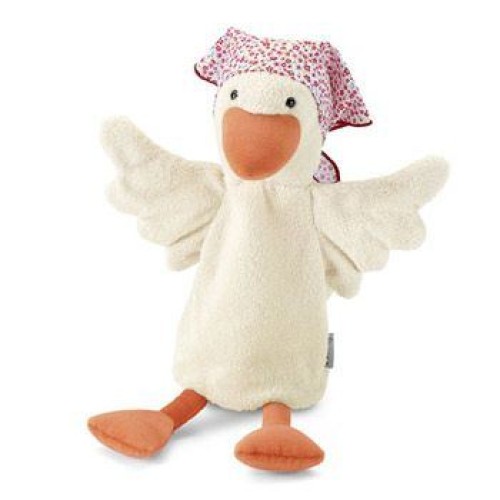 Gans von Sterntaler Handpuppe Theaterpuppe Fingerpuppe