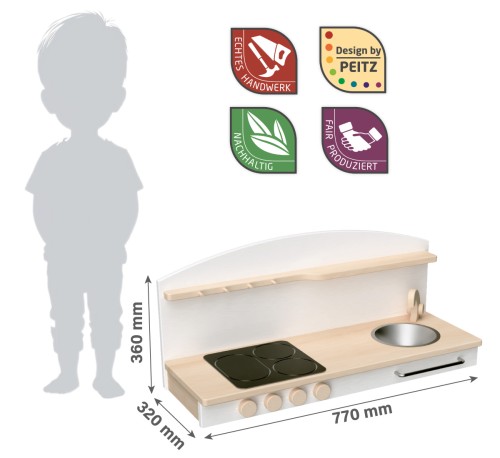 Kinderküche Abmessungen