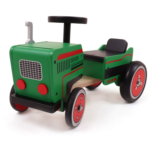 Traktor Rutscher aus Holz für Kinder