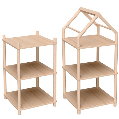 Regal Quadratisch 50 x 50 hoch