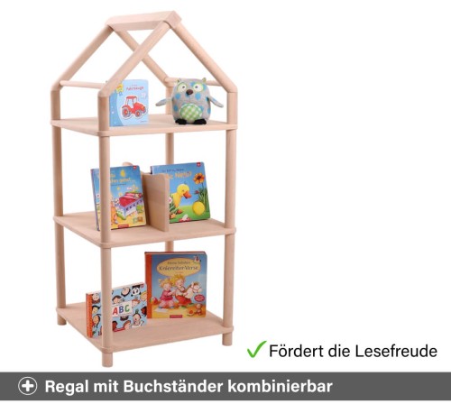 Würfel Regal aus Holz massiv