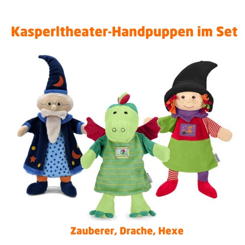Handpuppen Set für Kasperl Theater