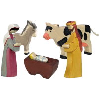 6-teilige Krippenfiguren SET