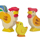 Hahn Huhn Küken Set