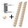 Wandhalterung + 2 Treppen