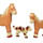 Pferd Fohlen Hund Set