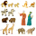 Figuren Set 15-teilig