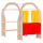 Theater Vorhang Gelb-Rot